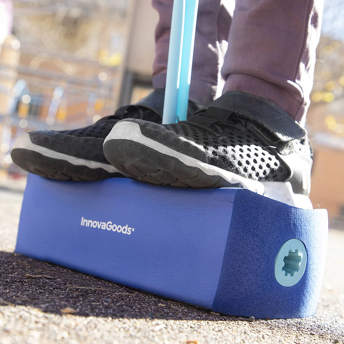 Pogospringer Funp – Blau, bis 70 kg – Detailansicht 4