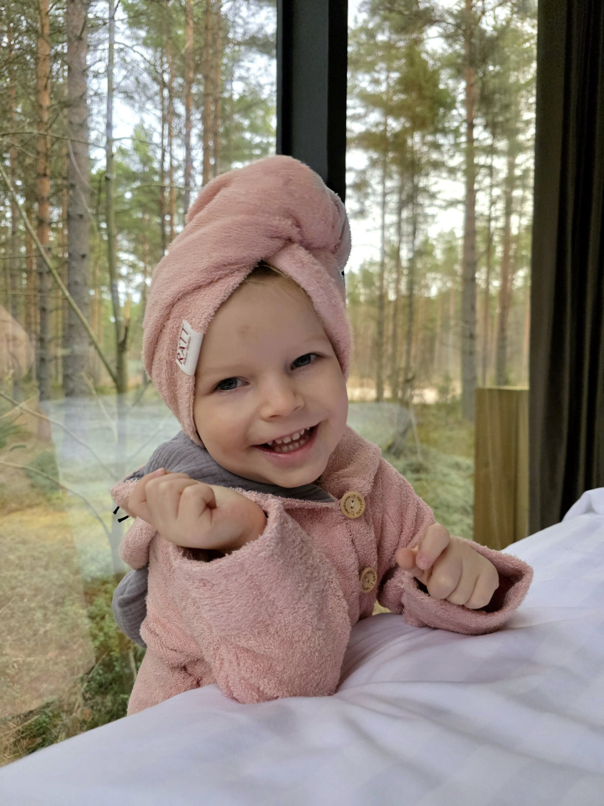 Haarturban für Damen – Bambus-Frottee – Produktansicht 3