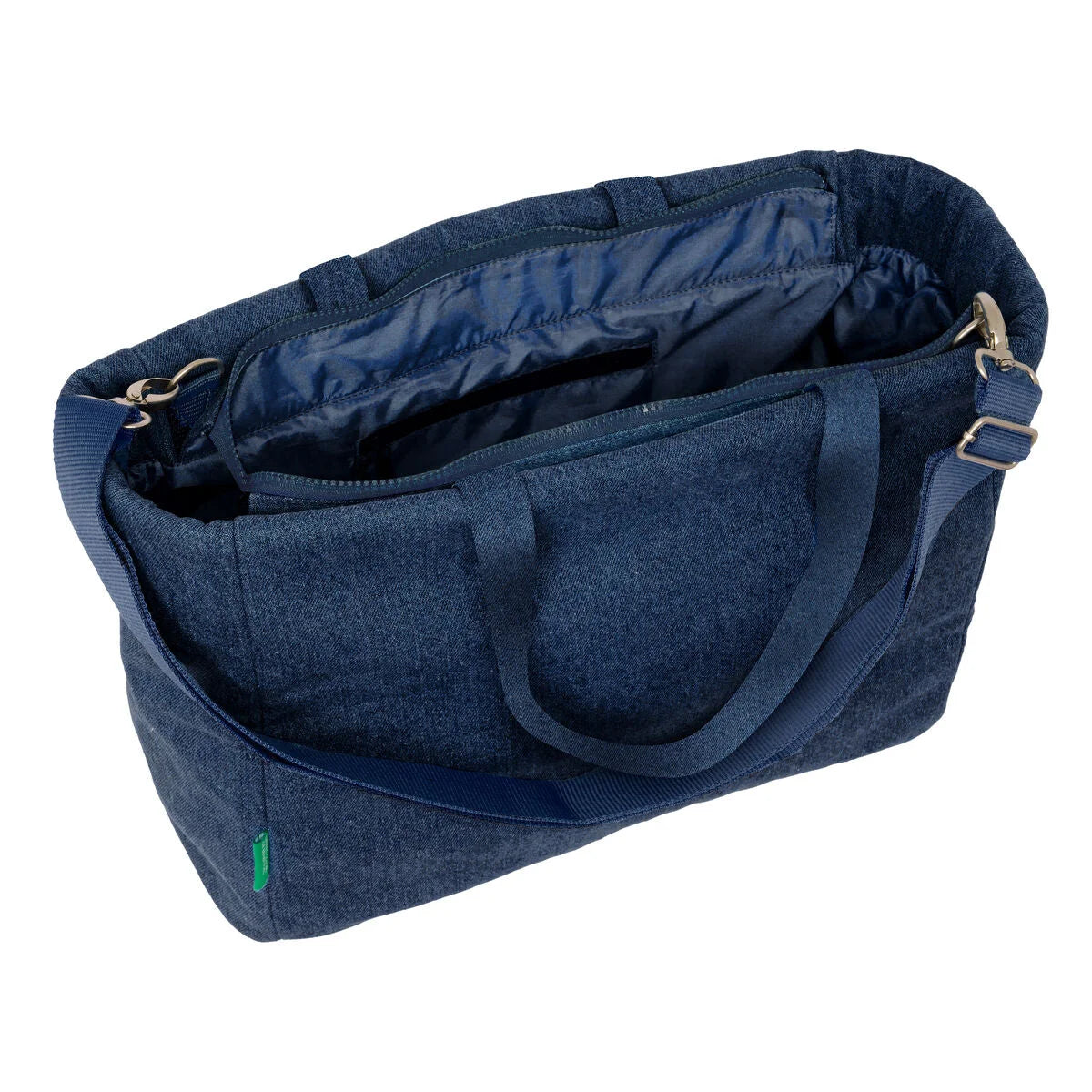 Benetton Denim Laptoptasche Blau bis 14,1 Zoll – Produktansicht 5