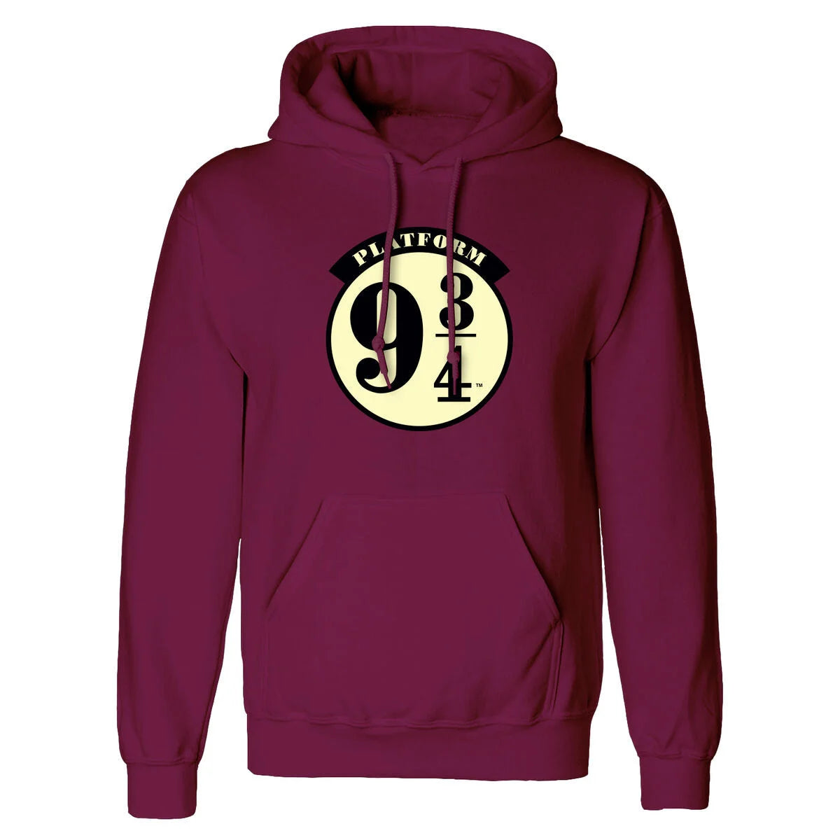Burgunderroter Harry Potter Gleis 9¾ Unisex-Hoodie