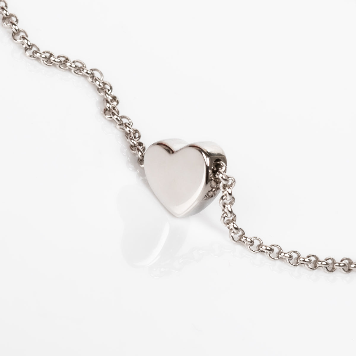 Heart Halskette – Roségold und Silber – Produktansicht 2