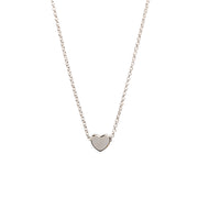 Heart Halskette – Roségold und Silber