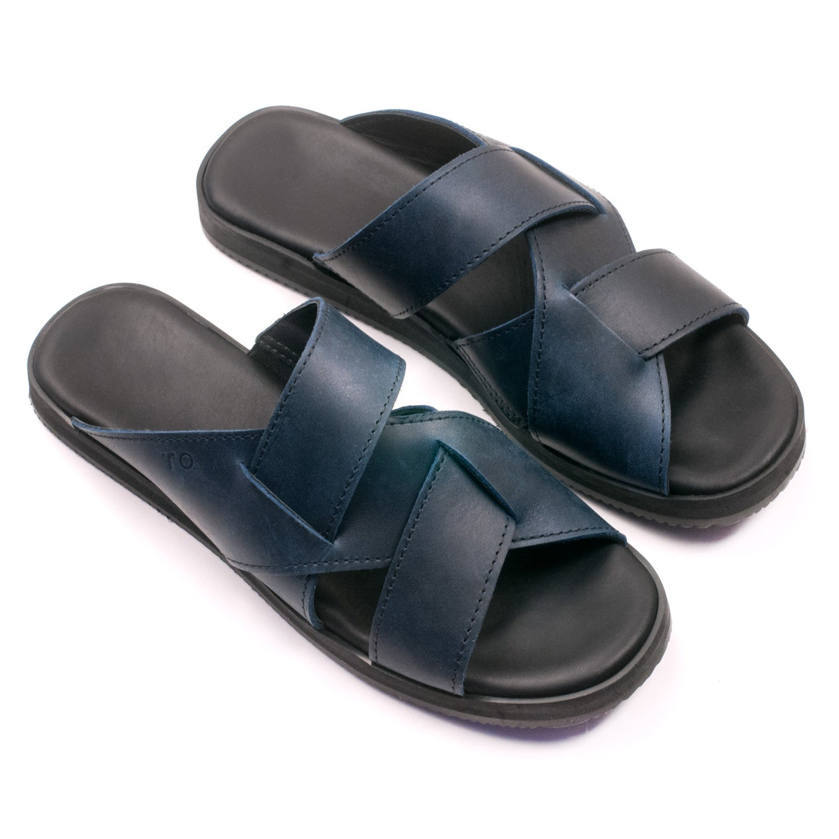 Helsinki Damen-Sandalen Marineblau – Produktansicht 2