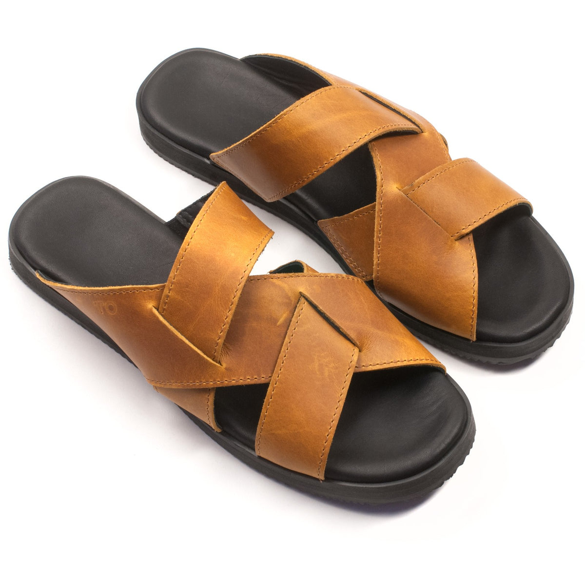 Helsinki Damen-Sandalen Ocker – Produktansicht 2