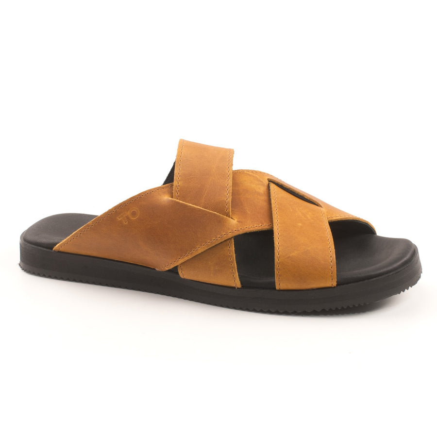 Helsinki Damen-Sandalen Ocker
