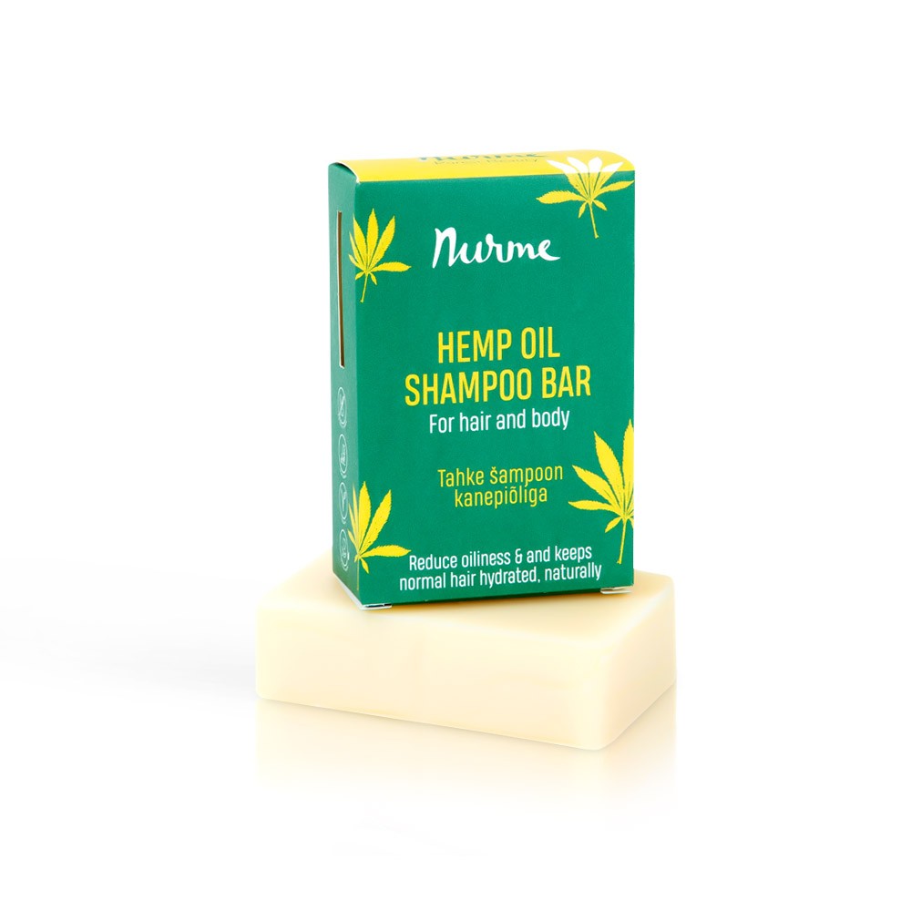 Hanföl-Festshampoo für normales und fettiges Haar, 100 g – Produktansicht 2