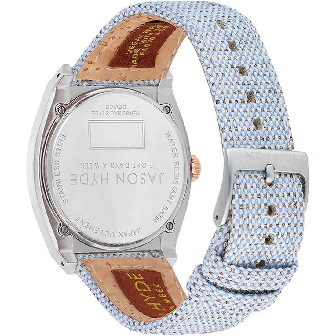 Jason Hyde JH10004 Herrenuhr Blau 40 mm – Detailansicht 4