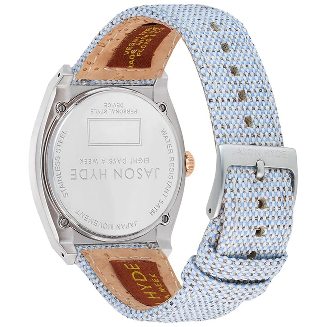Jason Hyde JH10004 Herrenuhr Blau 40 mm – Detailansicht 3