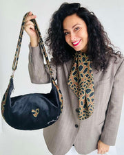 Hobo-Handtasche – Leopard Heart