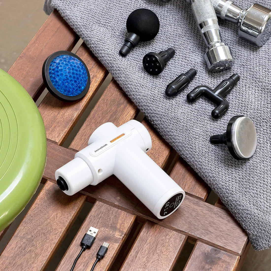 Massagepistole Hokgun mit Wärme und Kälte – Detailansicht 1
