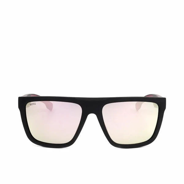Hugo Boss 1451/S Herrensonnenbrille Schwarz/Burgunder
