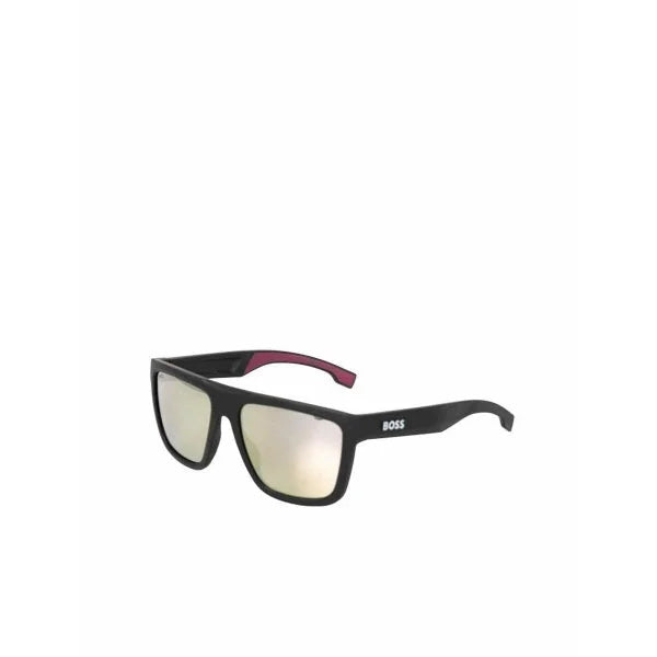 Hugo Boss 1451/S Herrensonnenbrille Schwarz/Burgunder – Detailansicht 1
