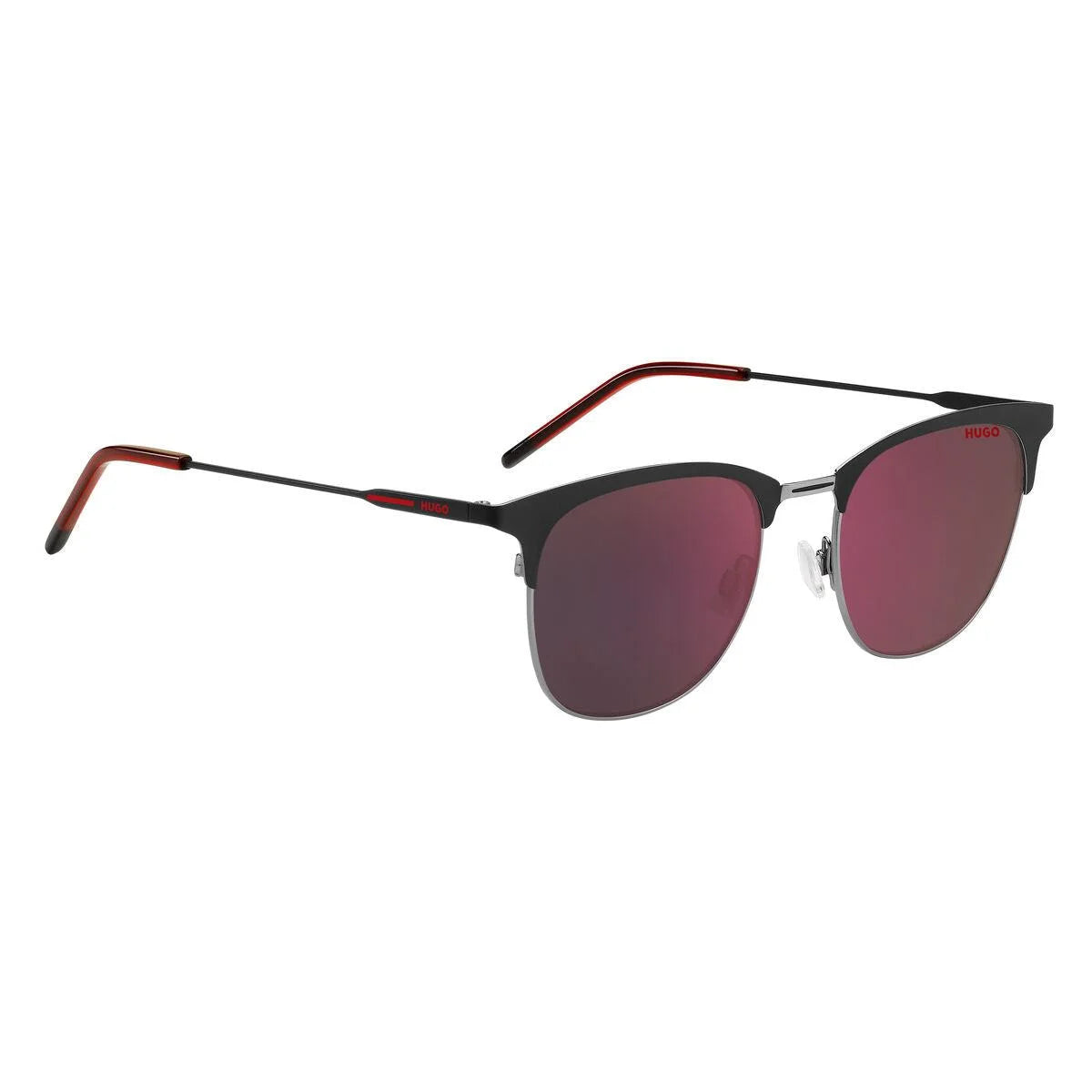 Hugo Boss HG-1208-S-TI7-AO Sonnenbrille Schwarz/Rot – Produktansicht 2