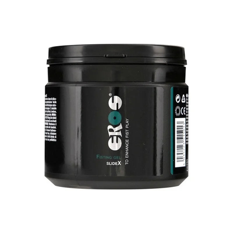 Eros SlideX Hybrid Gleitmittel im schwarzen 500 ml Tiegel
