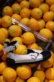 TOKU Athens Vegan Sandalen – Weiß