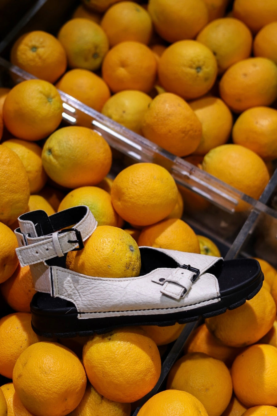 TOKU Athens Vegan Sandalen – Weiß