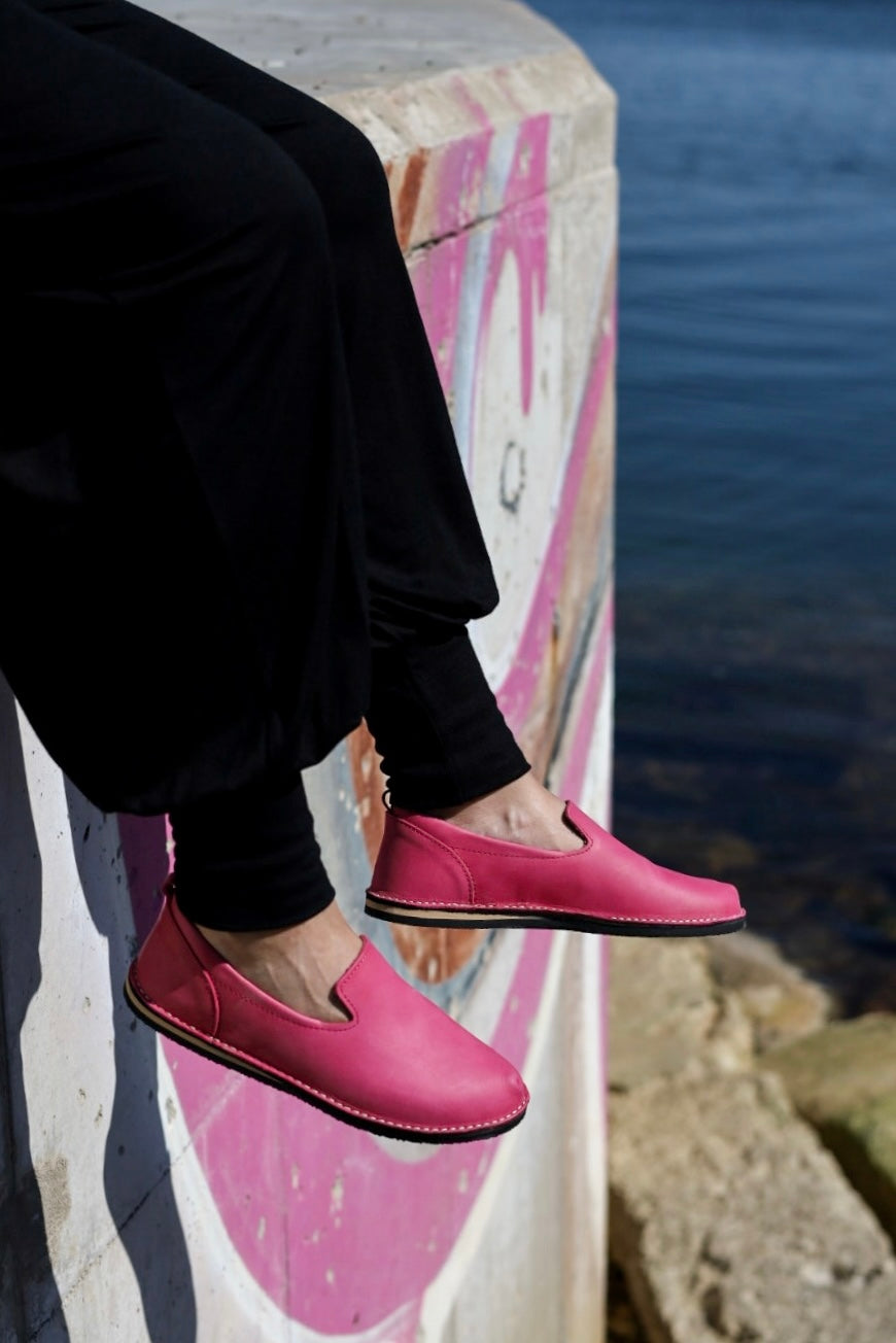 London Classic Schuhe im TOKU-Stil – Rosa – Produktansicht 3