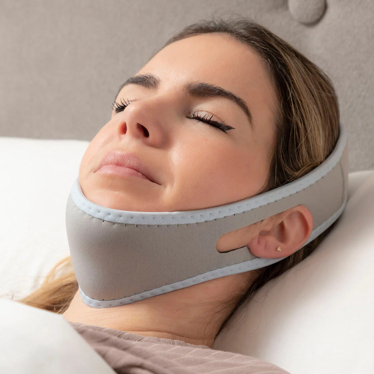 Stosnore verstellbarer Kinnriemen Grau Blau – Produktansicht 5