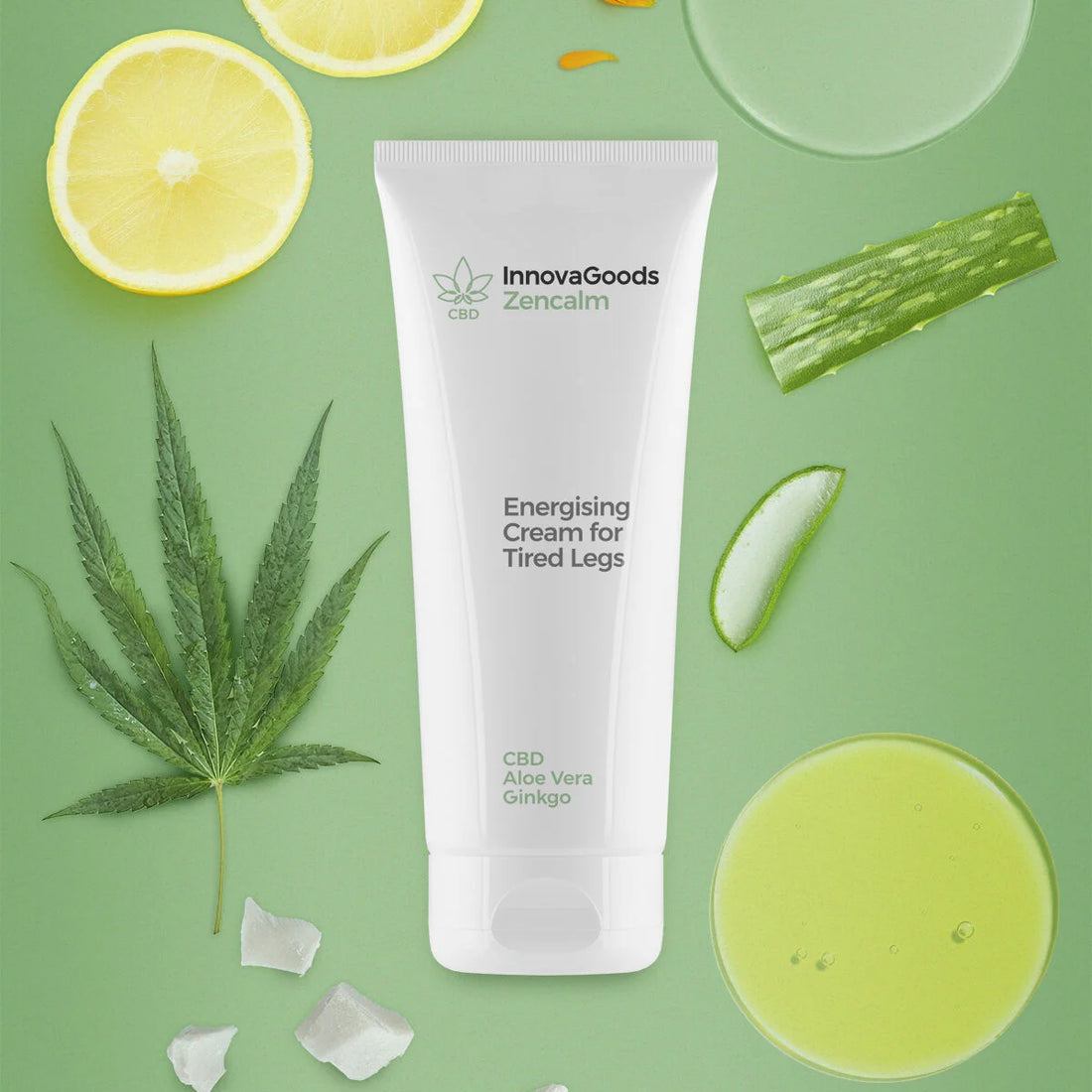 CBD Zencalm Beincreme 200 ml – Detailansicht 3