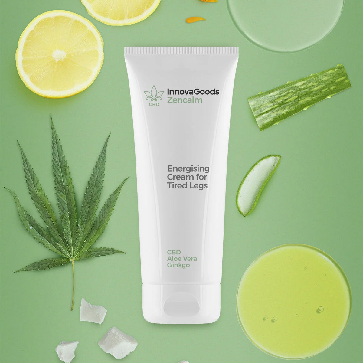 CBD Zencalm Beincreme 200 ml – Produktansicht 5