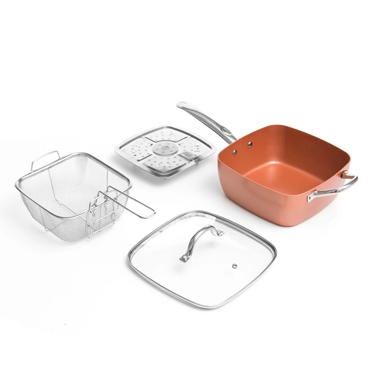 Coppans 5-in-1-Pfannenset, 4-teilig – Produktansicht 5