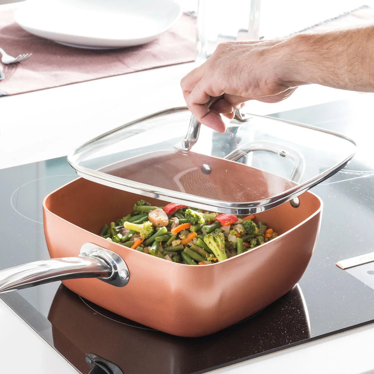 Coppans 5-in-1-Pfannenset, 4-teilig – Produktansicht 3