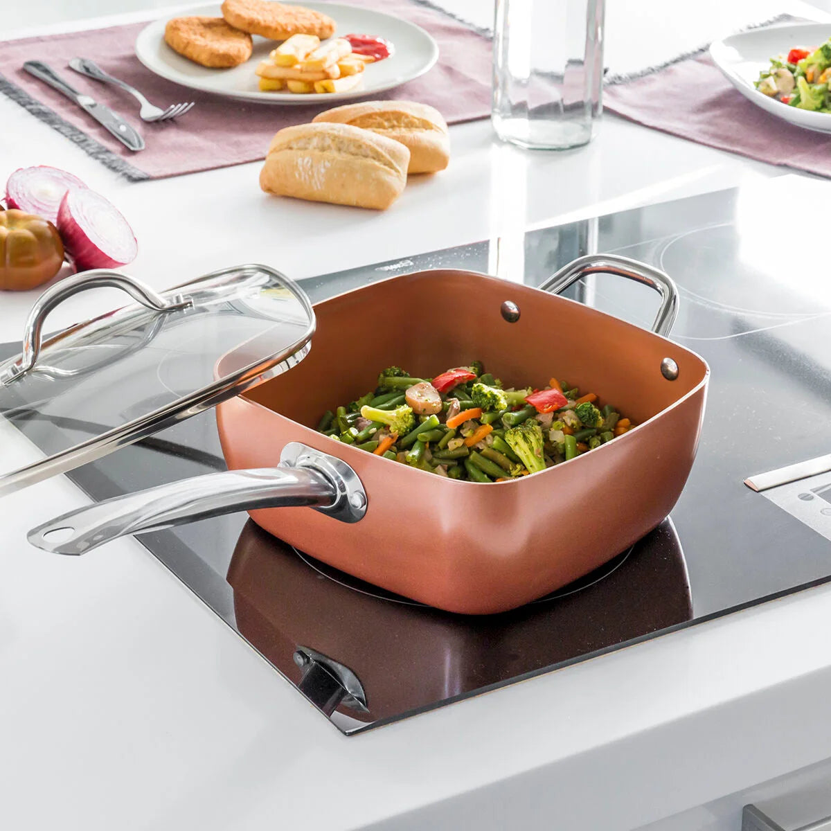 Coppans 5-in-1-Pfannenset, 4-teilig – Produktansicht 2