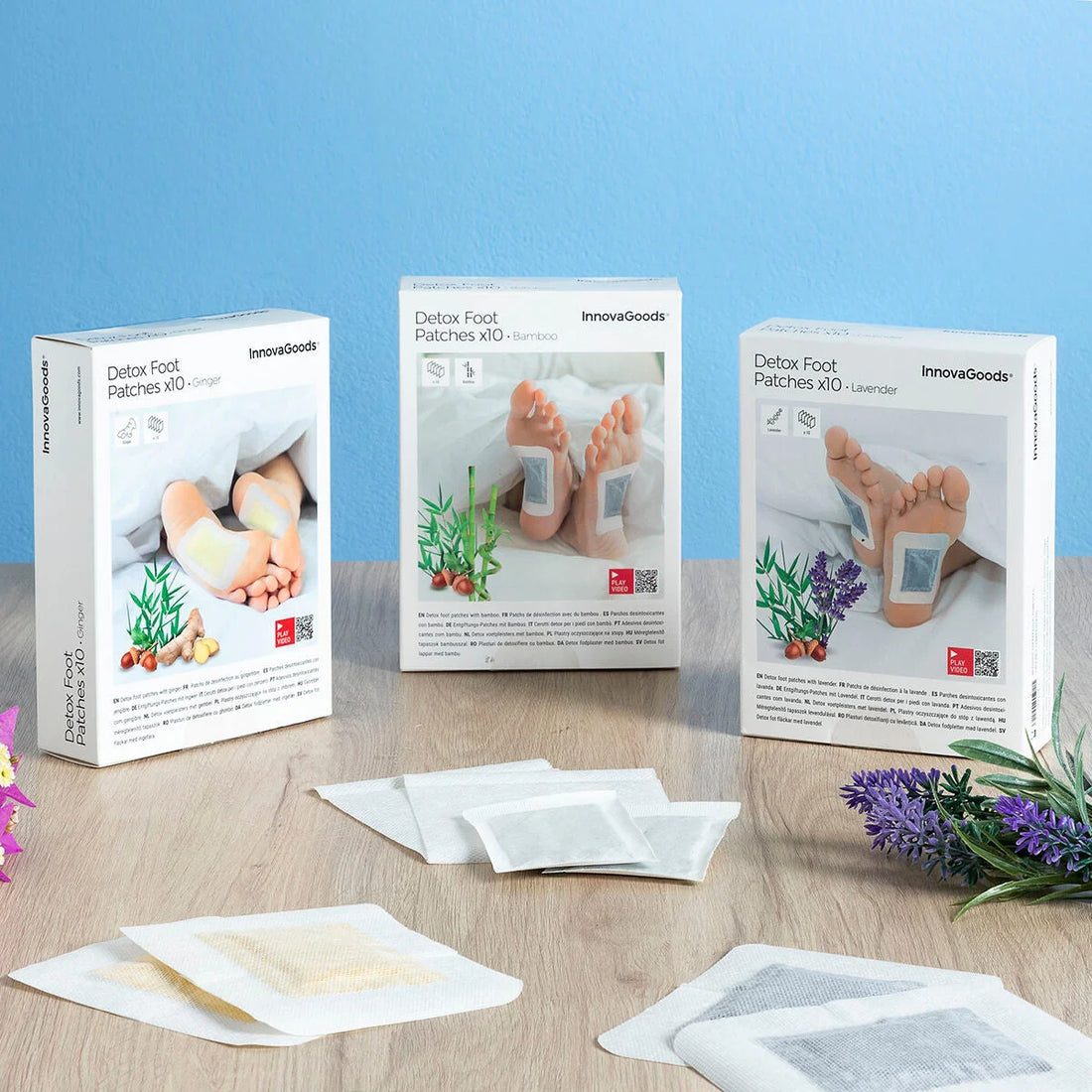 Detox Fußpflaster Bamboo  10 Stück – Detailansicht 3