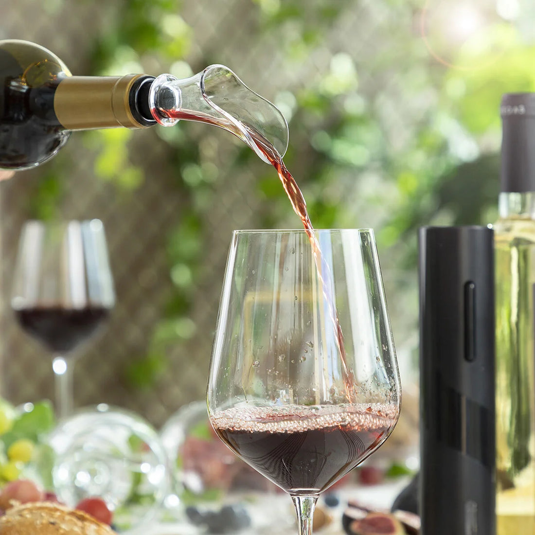Elektrischer Korkenzieher mit Zubehör für Wein Corking – Detailansicht 4
