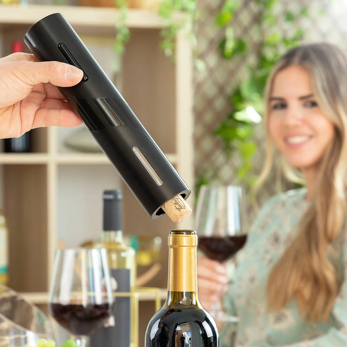 Elektrischer Korkenzieher mit Zubehör für Wein Corking – Produktansicht 3