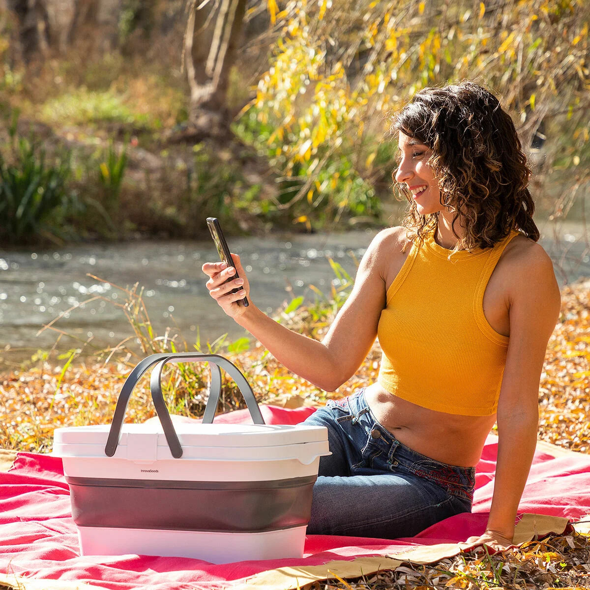 Faltbarer Picknickkorb mit Tisch-Deckel Pickning – Produktansicht 2
