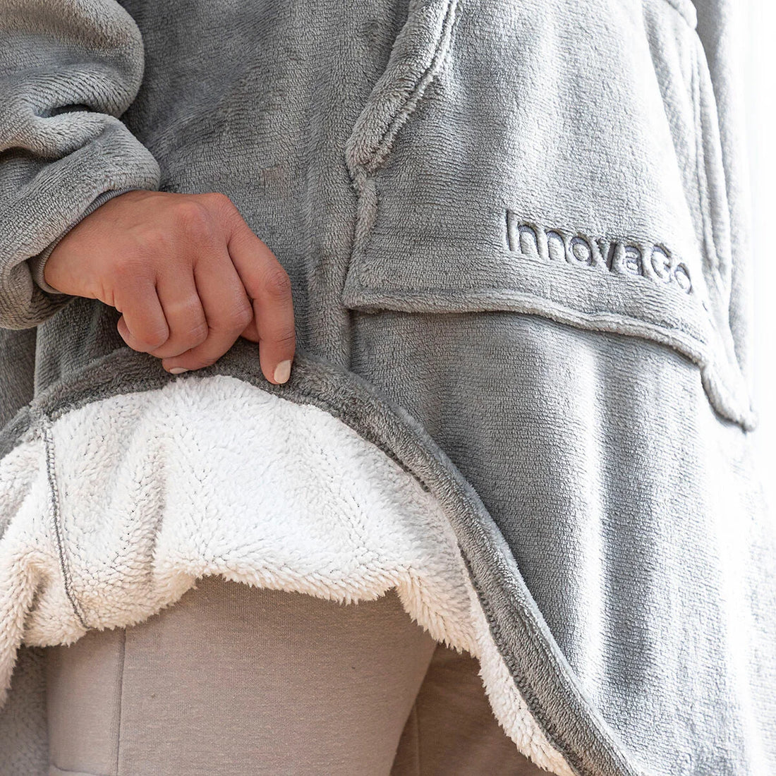 Swug Kapuzendecke mit Fleecefutter – Unisex – Detailansicht 1