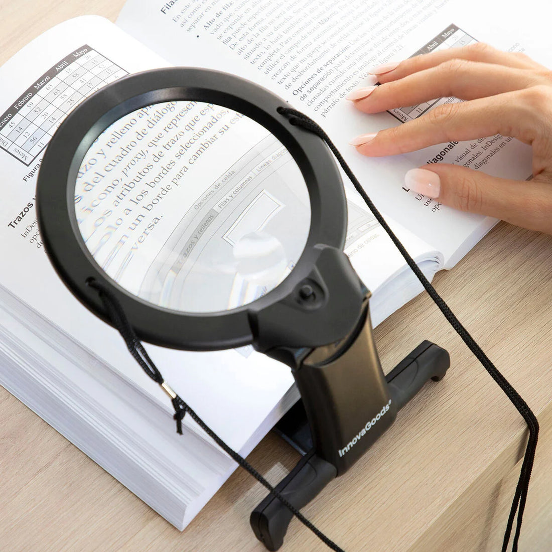 Zooled Freihand-Lupe mit LED-Licht – Detailansicht 4