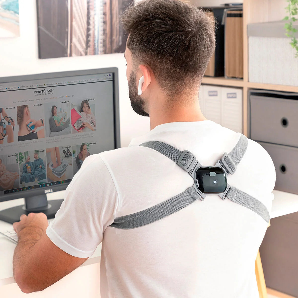 Intelligenter wiederaufladbarer Haltungstrainer mit Vibration Viback – Produktansicht 3