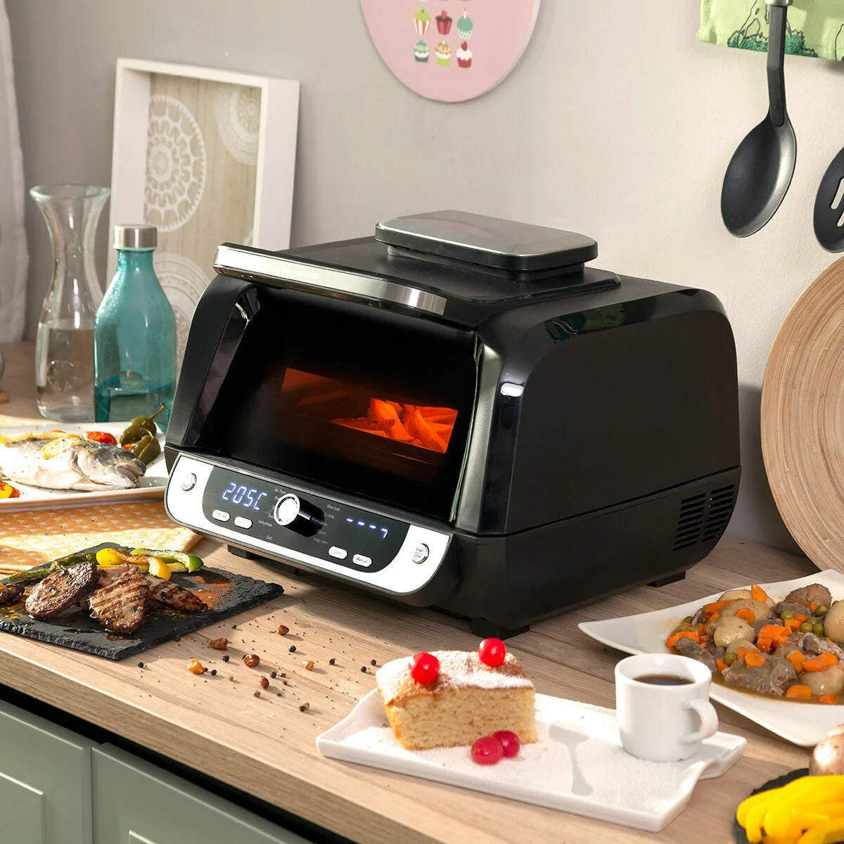 Fryinn 12-in-1 Heißluftfritteuse mit Grill 6 L