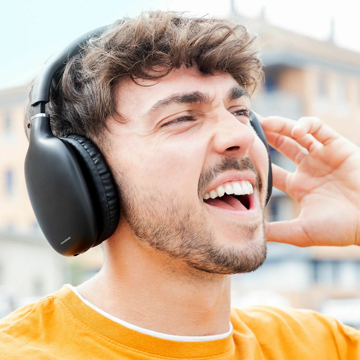 Kabellose faltbare Kopfhörer mit Kopfbügel Folbeat – Produktansicht 4