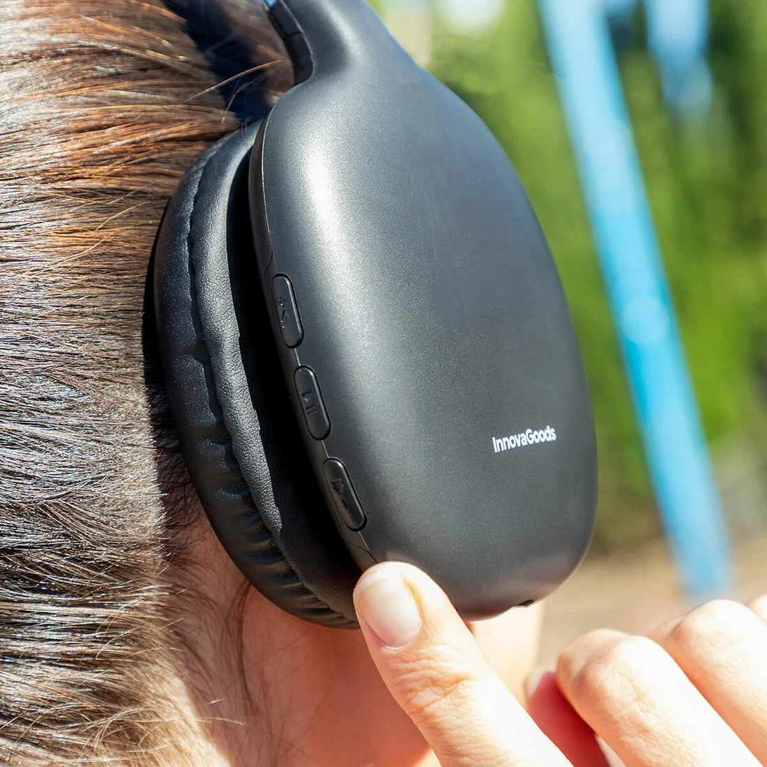 Kabellose faltbare Kopfhörer mit Kopfbügel Folbeat – Detailansicht 3