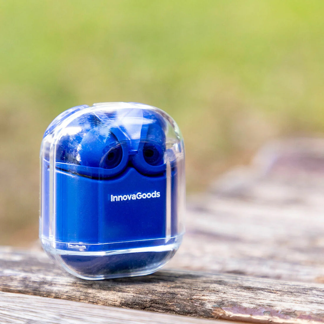 Kabellose In-Ear-Kopfhörer Blue mit Ladebox – Detailansicht 4