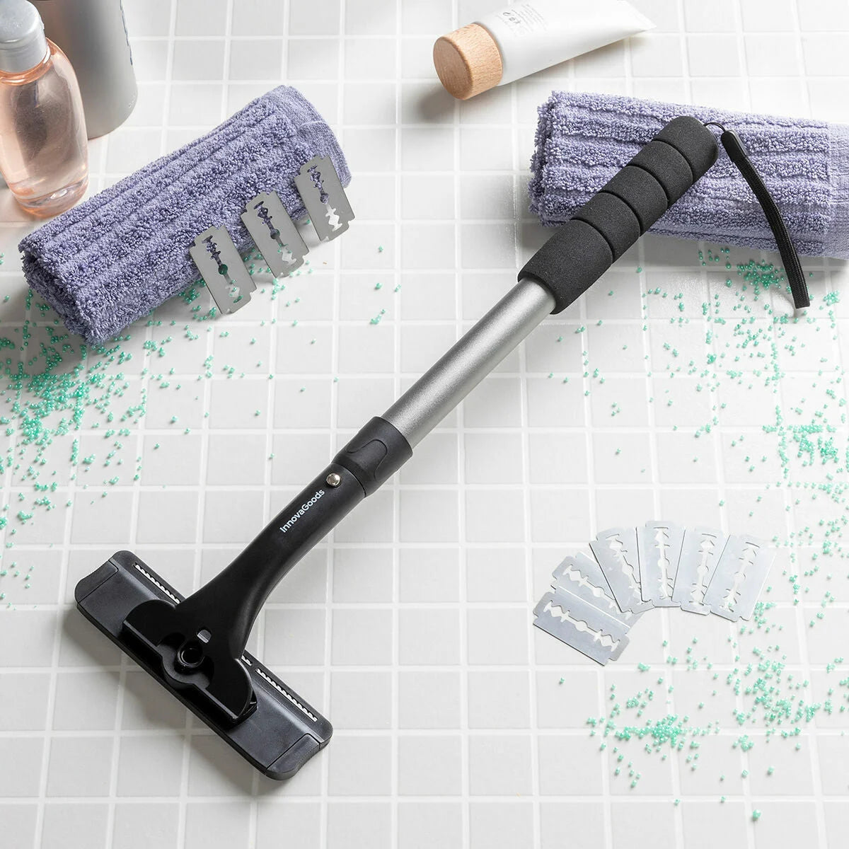 Extaver Körperrasierer mit ausziehbarem Griff – Produktansicht 4