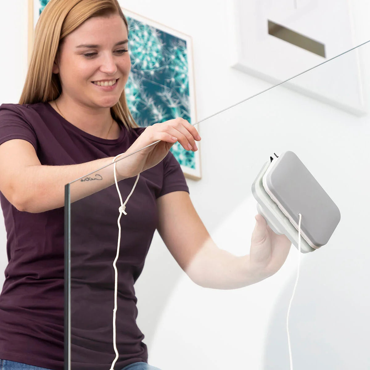 Magnetischer Fensterreiniger Klinduo – Produktansicht 3