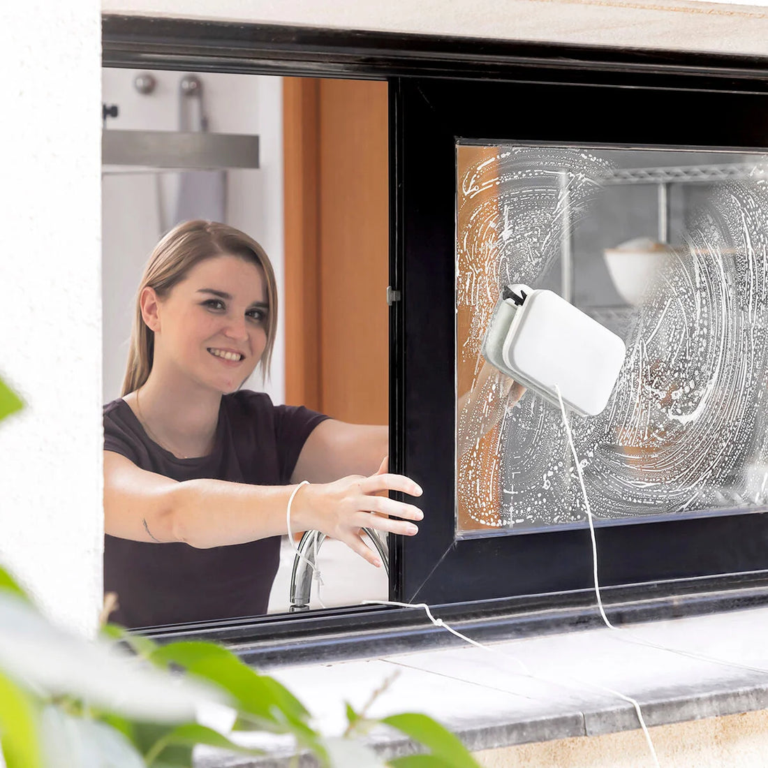 Magnetischer Fensterreiniger Klinduo – Detailansicht 3