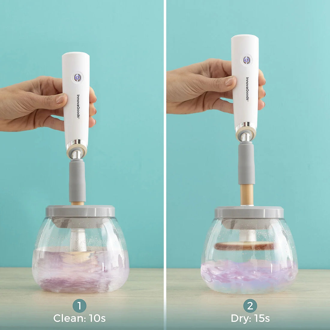 Automatischer Make-up-Pinselreiniger und -trockner Maklin – Detailansicht 2