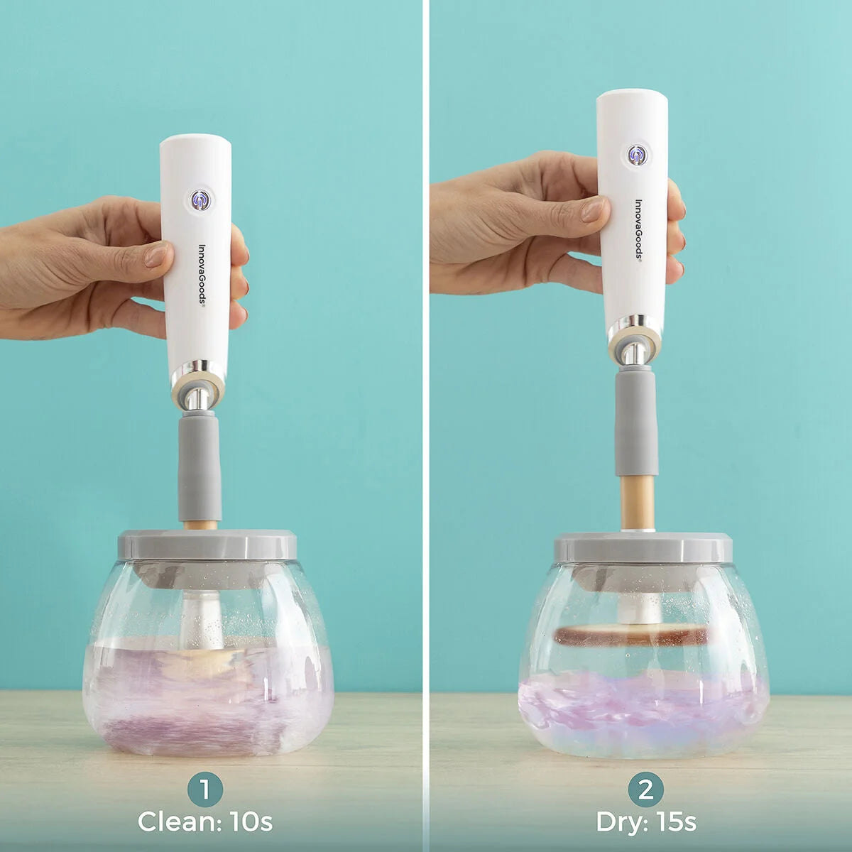 Automatischer Make-up-Pinselreiniger und -trockner Maklin – Produktansicht 4