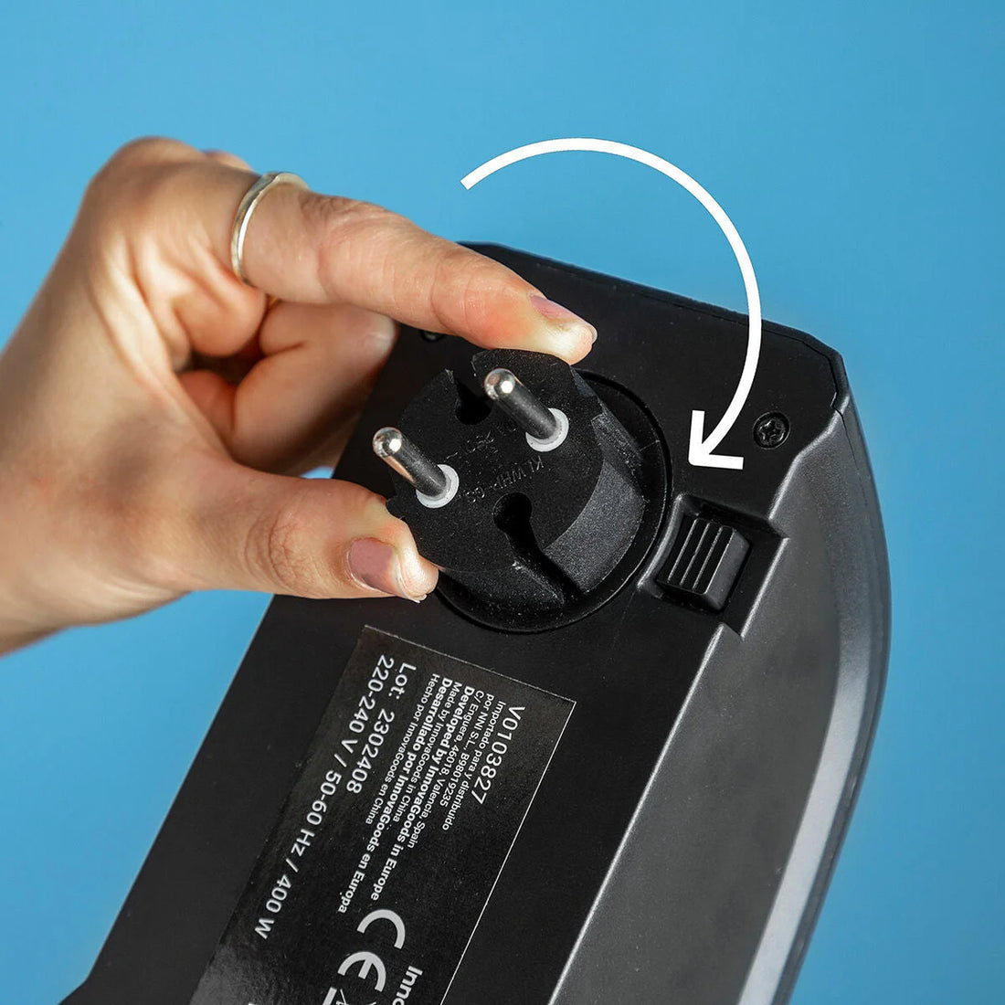 Heatpod Mini-Steckdosenheizung mit Timer, 400 W – Detailansicht 2