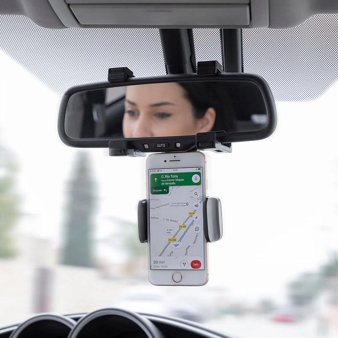 Stropp Smartphone-Halter für Rückspiegel – Detailansicht 2