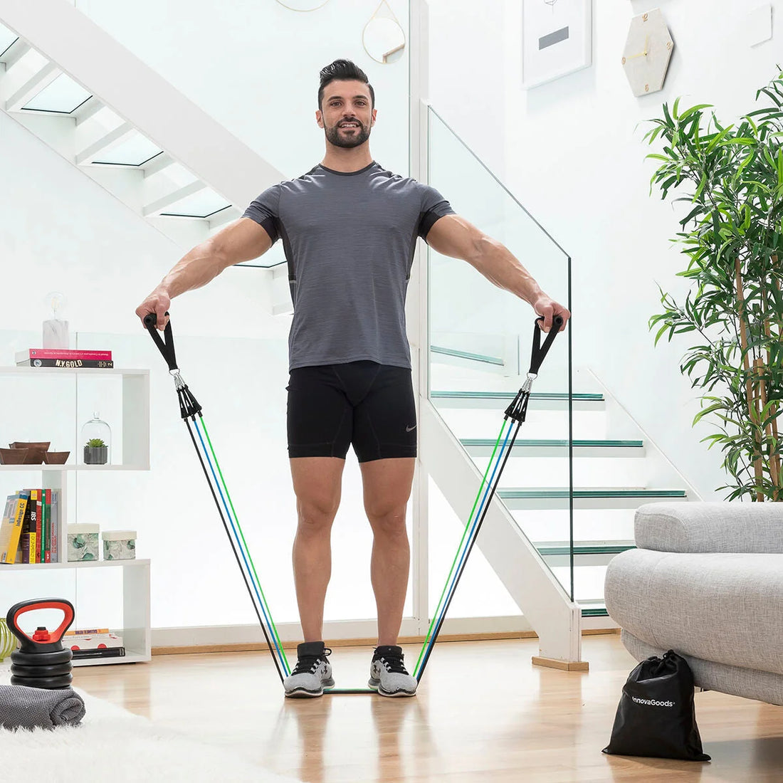 Tribainer Widerstandsbänder-Set – 3 Stärken – Detailansicht 2