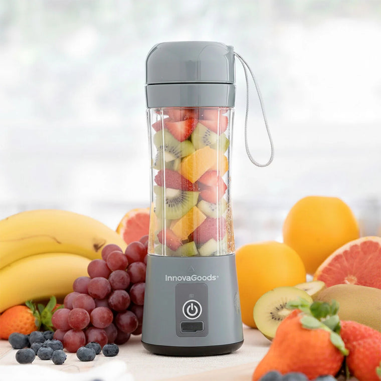 Shakuit Standmixer mit Obst im 380-ml-Mixbehälter