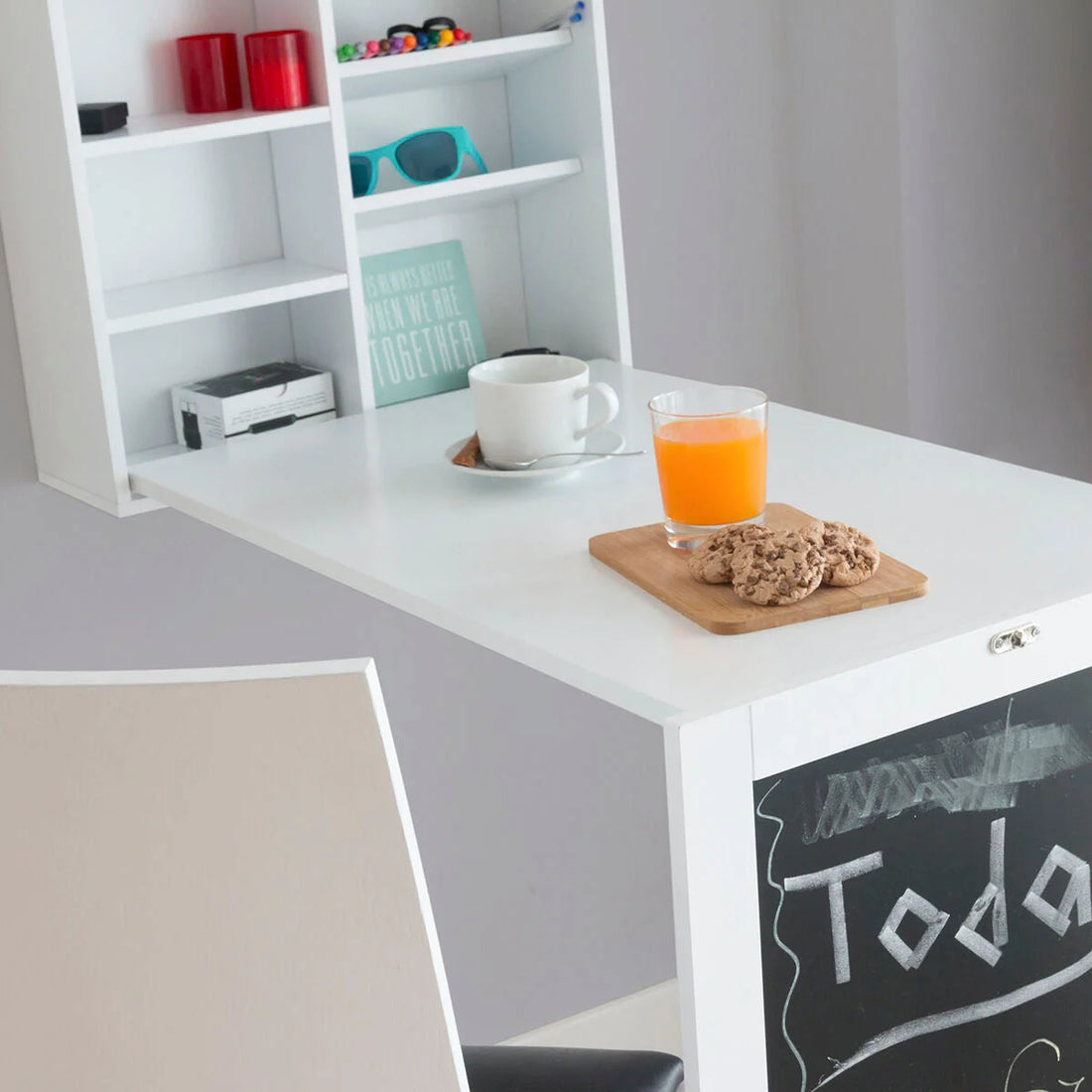 Klappschreibtisch für die Wand Woldy – Detailansicht 1