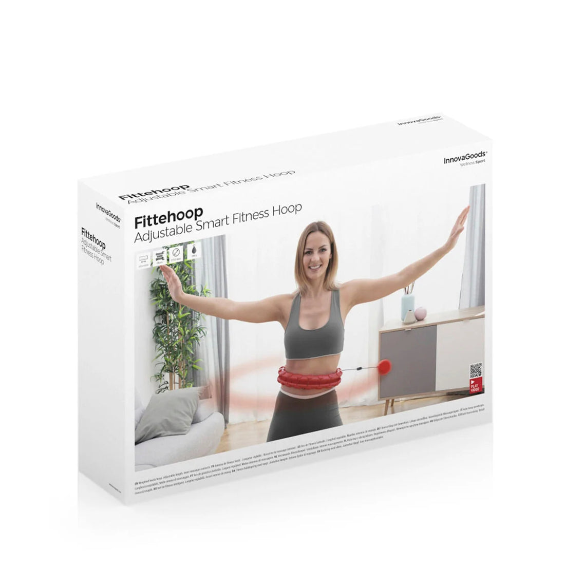 Fittehoop anpassbarer Fitness-Ring mit Gewicht – Detailansicht 5