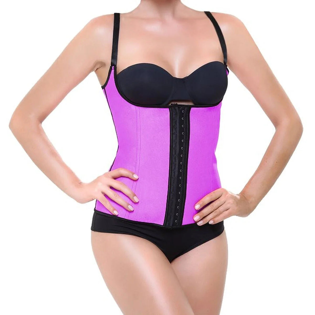 Lila Intimax Korsett in Größe XL in Vorderansicht